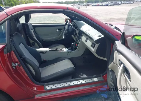 2000 Mercedes-Benz Slk 230 Kompressor из США, поврежденный, VIN WDBKK47F2YF146797